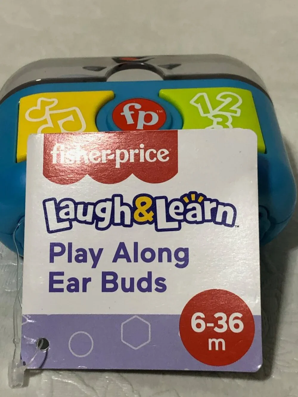 Fisher-Price Laugh & Learn Play Along Ear Buds Baby Toy 6-36M
